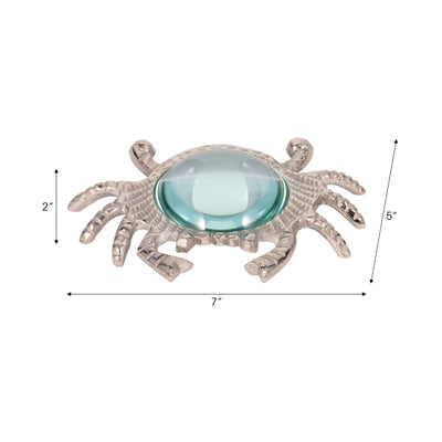 7 Crab Magnifying Glass, Silver