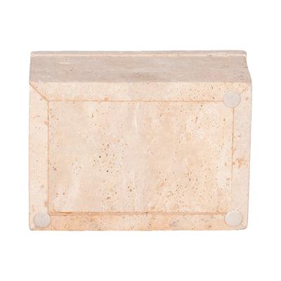 7 Travertine Box, Tan