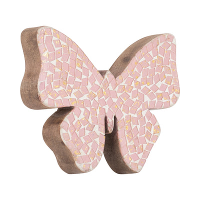 6 MOSAIC BUTTERFLY, BLUSH