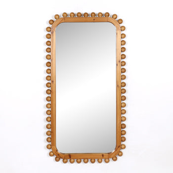 23x45 Knobby Rectangular Mirror, Natural