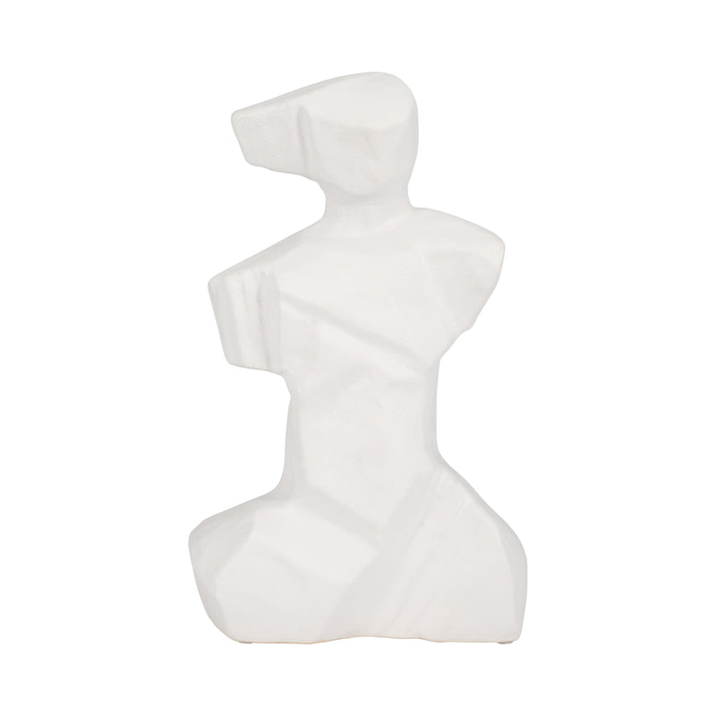 13 Abstract Venetian Figurine, White