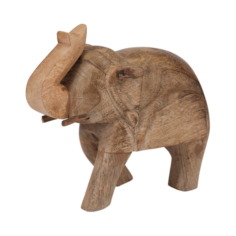 Mango Wood, 7 Elephant, Brown