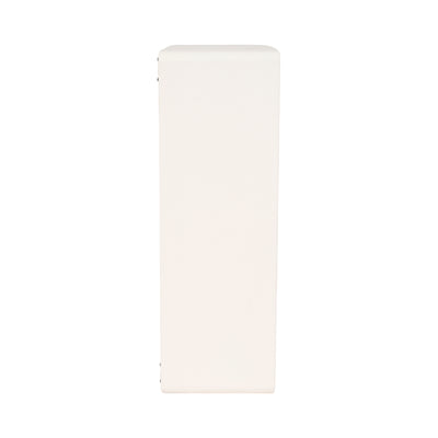 24 Rectangle Rough Finish Wall Shelf, White