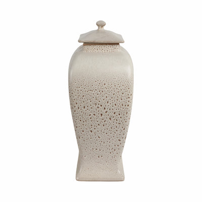 20 Townsend Large Lidded Jar, Beige