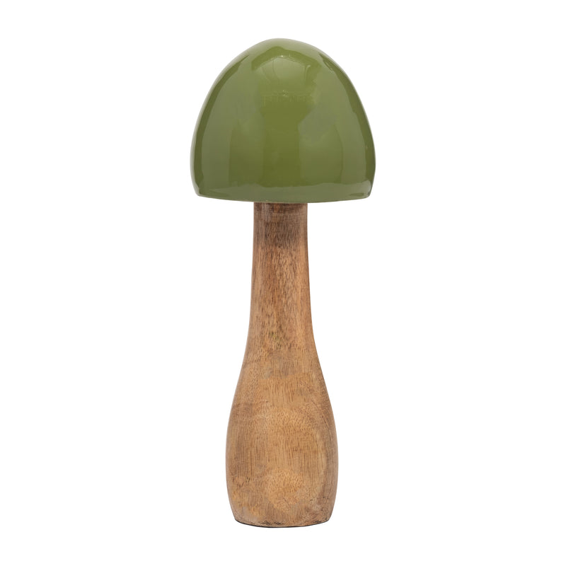 WOOD, 10 CONED MUSHROOM, OLIVE