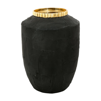 19 Canvon Small Black Ecomix Vase