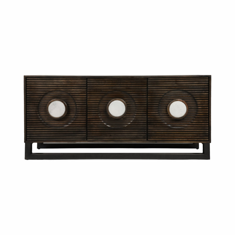 65 Frye Wood And Marble Sideboard