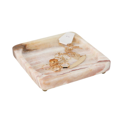 7 Honey Onyx Deco Tray