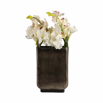 16 Parsa Large Metal  Vase, Bronze