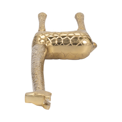 Metal, 21 Long Neck Giraffe, Gold