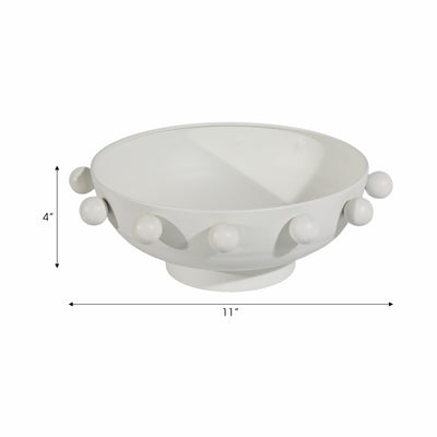 11 Hobnail Bowl, White