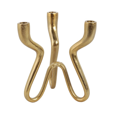 10x9 Loopy 3-taper Holder, Gold