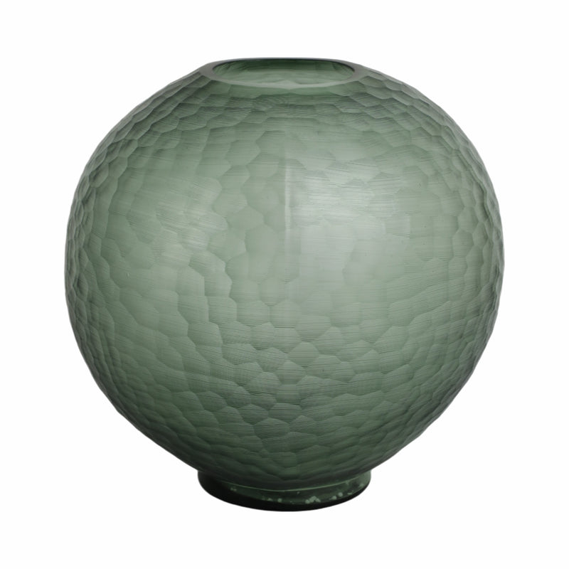 14 Bastia Large Green Glass Vase