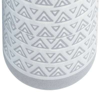 CER, 14H AZTEC VASE, GRAY