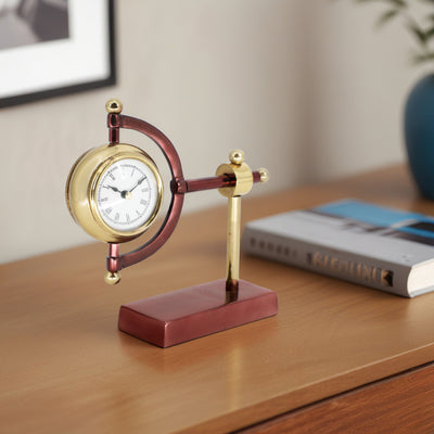 7 Tia Gold Desk Clock