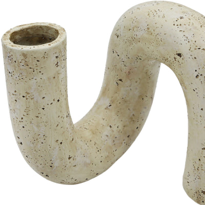 7 KARNORA CURLY VASE, NATURAL