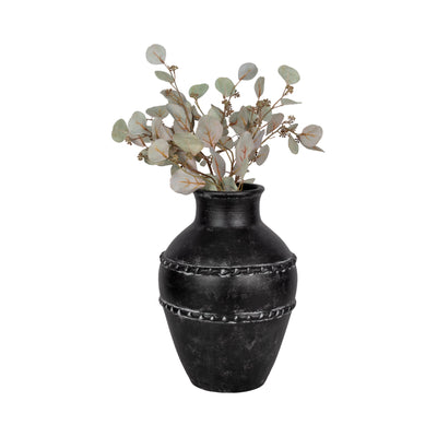 16 Traditional Terracotta Vase, Black