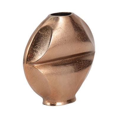 9 Byram, Metal Slit Vase, Champagne