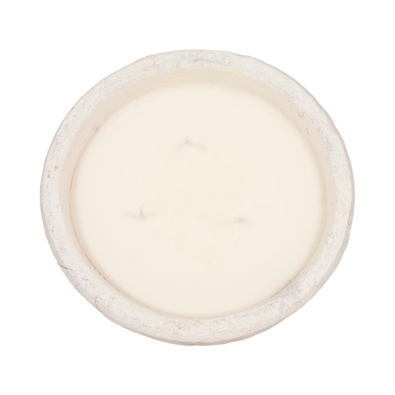 8 16 Oz Spiced Cranberry Bowl Candle, White