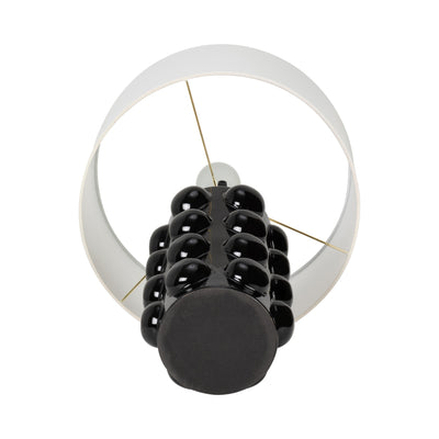 Ceramic 22 Bubble Table Lamp, Black