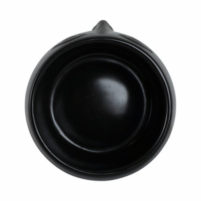 Ceramic 7 Face Planter, Matte Black