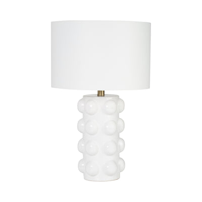 Ceramic 22 Bubble Table Lamp, White