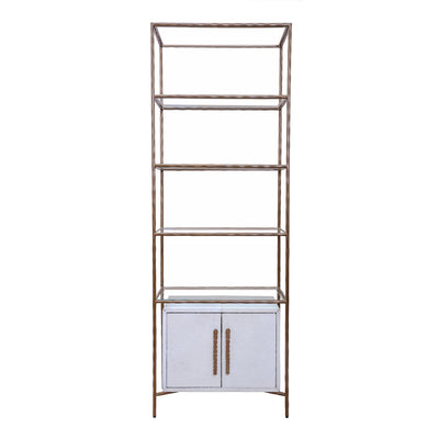 30 Azamara Real Hide Etagere Shelf