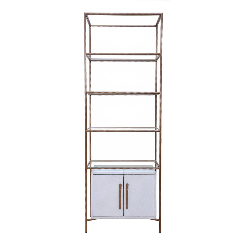 30 Azamara Real Hide Etagere Shelf