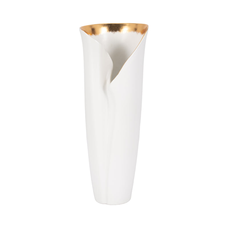 18 HOLLIS LARGE VASE, WHITE