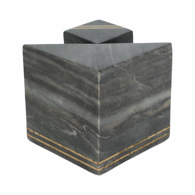 6 Waipo Gray Marble Cube