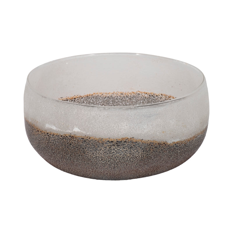 8 Ombre Bowl, White/grey