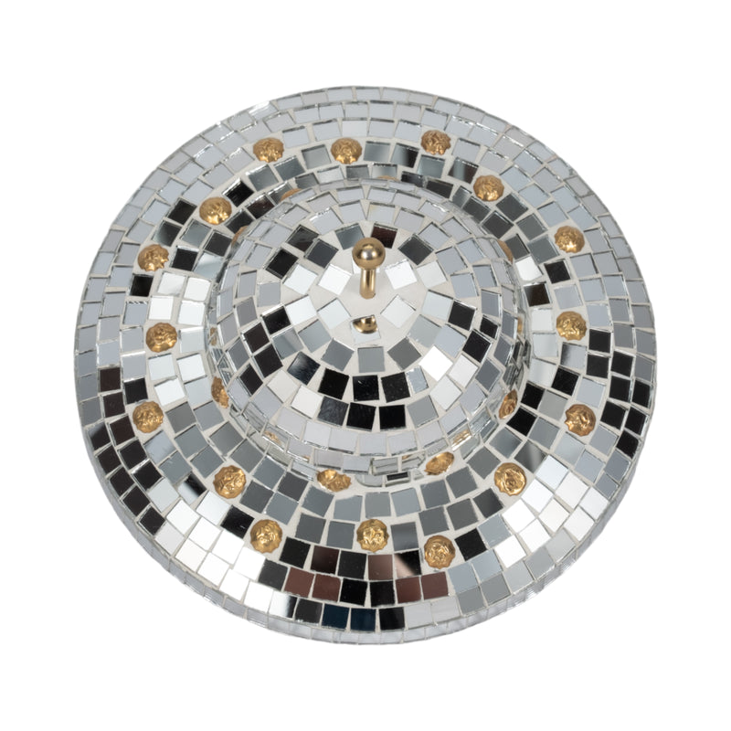 8 Mosaic Disco Spaceship, Silver