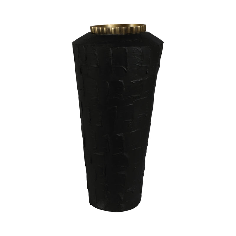 27 Canvon Large Black Ecomix Vase