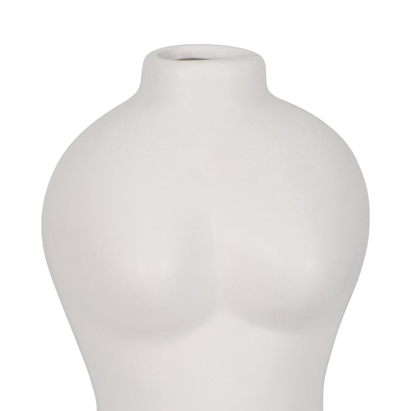 DOL, 12H TORSO VASE, WHITE