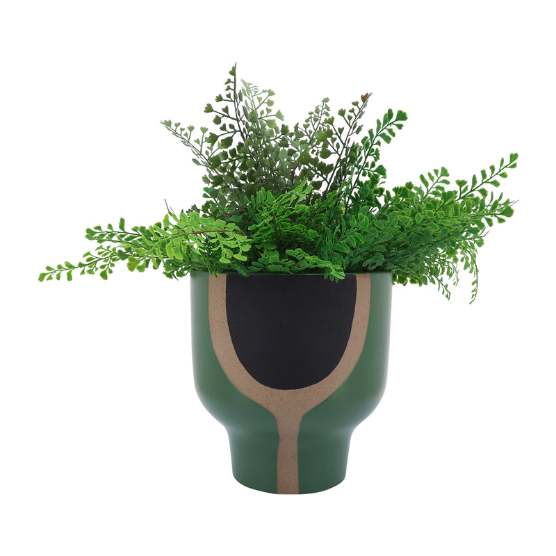 CER, 10 MUSHROOM PLANTER, OLIVE