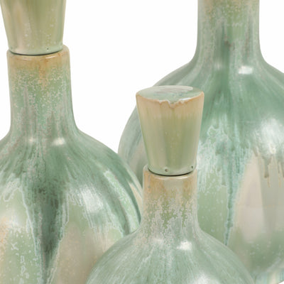 S/3 9/12/14 Sherwood Ceramic Bottles