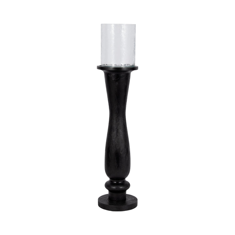 27 Traditional Hurricane On Pedestal, Black