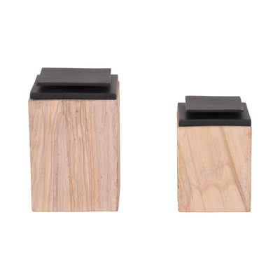 S/2 8/9 Maverick Sandstone Boxes, Natural