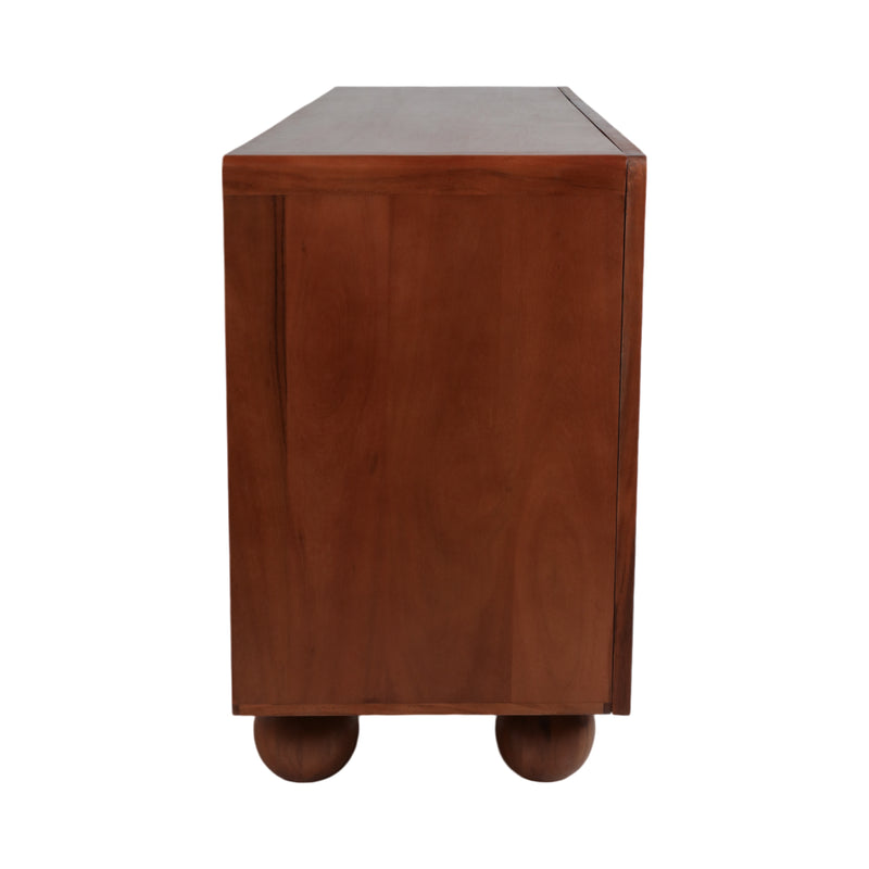 65 ACACIA ABACUS SIDEBOARD, BROWN