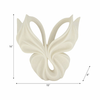 16 Renfe Large Quartz Resin Butterfly Statuary