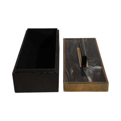 Resin, 14x6 Wheatly Black Box