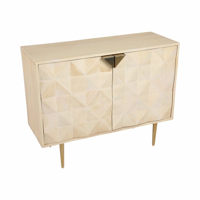 40 Taranto Wood Chest, White Wash