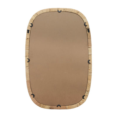 22X36 RECTANGULAR MIRROR, BROWN