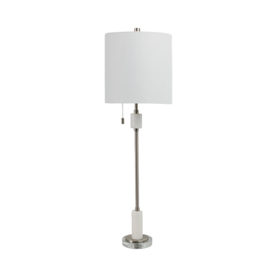 37 Bari Silver Marble Lamp