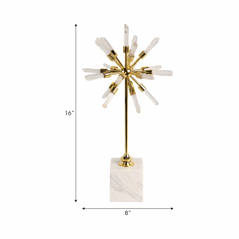 16 Darra Small Crystal Starburst Statuary