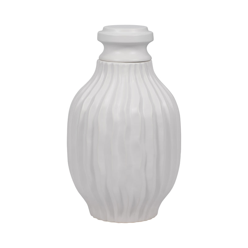 FENTON SMALL CERAMIC LIDDED JAR