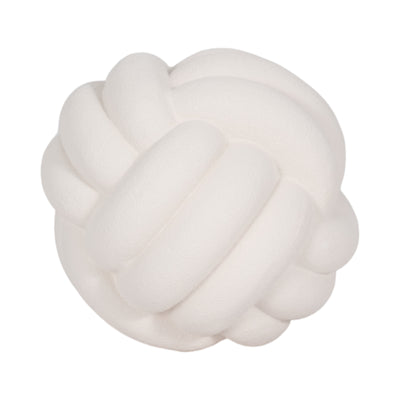 5 Knot Orb Rough Texture, White