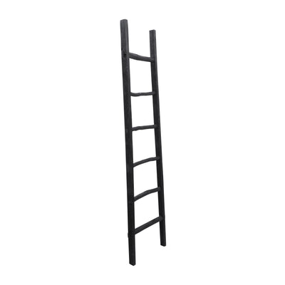 Wooden , Decorative 76 Ladder, Black