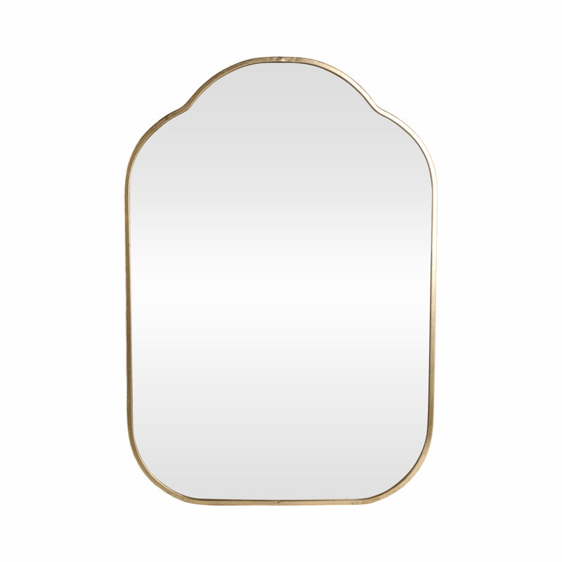 25x37 Arch Top Mirror, Gold