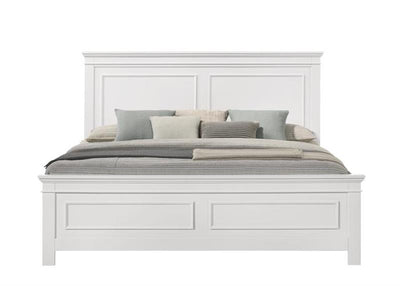 Provence White Wood King bed